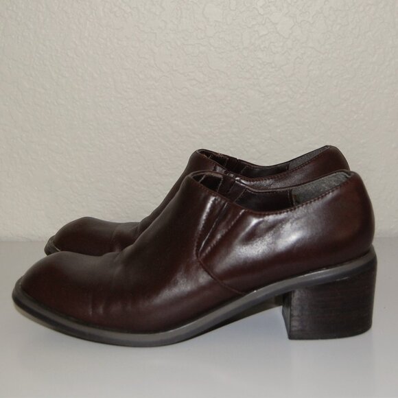 Express Shoes - Express St. Michel Genuine Leather Shoes, Women Size US 8.5, Brown